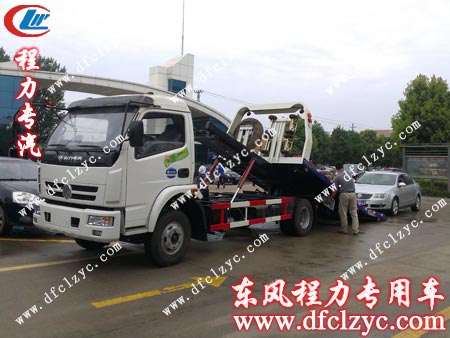 東風(fēng)多利卡一拖二清障車 東風(fēng)多利卡一拖二清障車